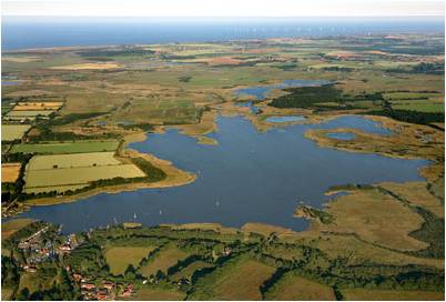Aerial shot of the Broad